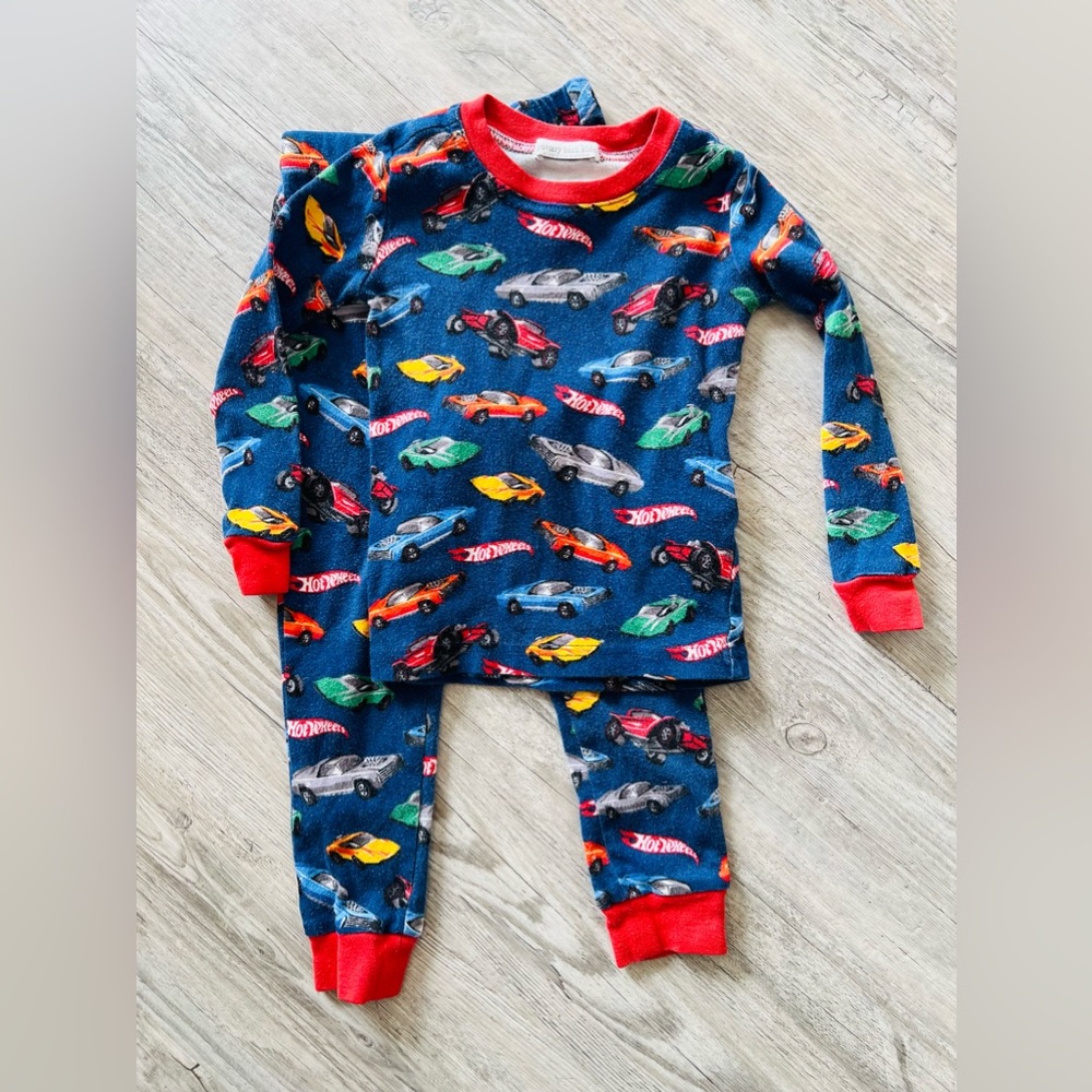 Pottery barn hot wheels pajamas